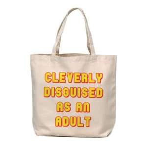  Cleverly Disguised Canvas Tote Bag 