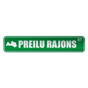   PREILU RAJONS ST  STREET SIGN CITY LATVIA