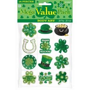  St. Patricks Day Body Jewels and Tattoos Party Accessory 
