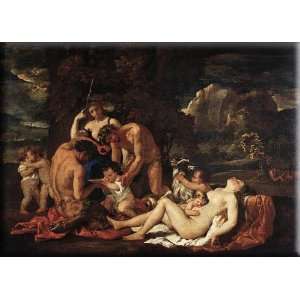  The Nurture of Bacchus 30x21 Streched Canvas Art by 