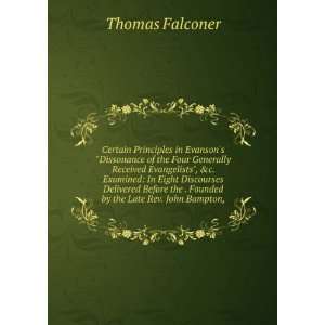   Oxford at the Lecture Founded by John Bampton Thomas Falconer Books