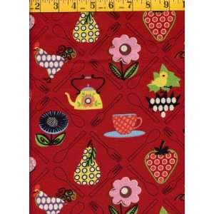    Quilting Fabric Morning Call Breakfast Arts, Crafts & Sewing
