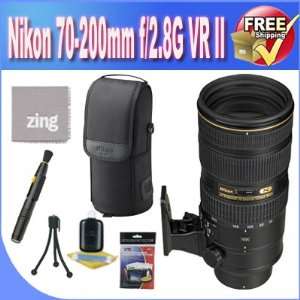  Nikon 70 200mm f/2.8G ED VR II AF S Nikkor Zoom Lens For 