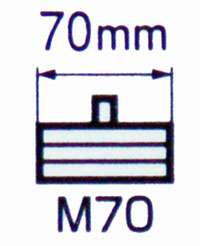 70mm Uncoupler Track with Light Pole M70   Tomix 1521  