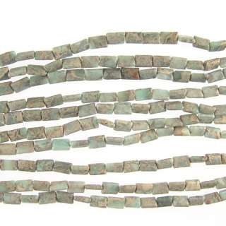 Aqua Terra Jasper Gemstone Beads 12mm Rectangle 71568  