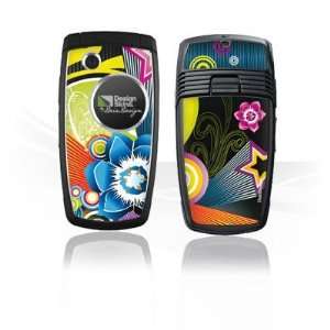  Design Skins for Samsung E760   70ies Flower Design Folie Electronics