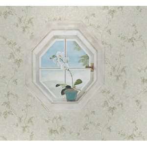  Octagon Window Mural, 23 1/2 x 23 1/2