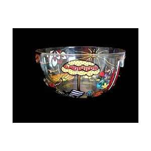Beach Party Design   Hand Painted   6 Serving Bowl