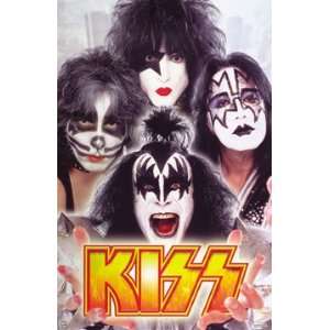  KISS POSTER 22 X 34 FACES 7582