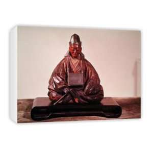  Seated statue of Basho (1644 94) Edo Period   Canvas 