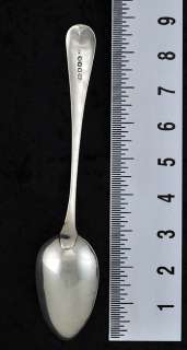 English Antique Sterling Silver Serving Spoon 1796  