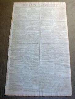 1803 newspaper w 1st report of THE LOUISIANA PURCHASE President THOMAS 