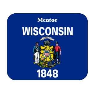  US State Flag   Mentor, Wisconsin (WI) Mouse Pad 