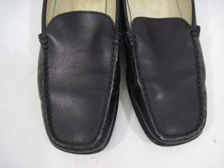 you are bidding on a pair of tod s black leather driving loafers shoes 