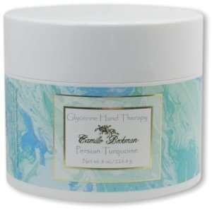 Camille Beckman Glycerine Hand Therapy, 8 Ounce Jar, Persian Turquoise