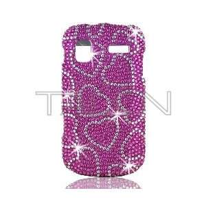  Samsung Focus i917 Full Diamond Bling Pink Hearts Hard 