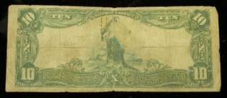 VG 1902  PLAIN BACK  $10 CH.M1457 MADISON, INDIANA  13 KNOWN  ID#Y429 
