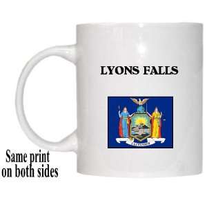  US State Flag   LYONS FALLS, New York (NY) Mug Everything 