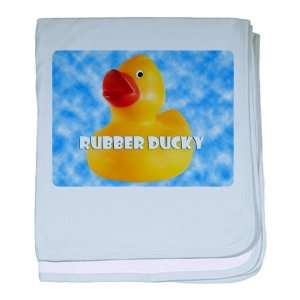  Baby Blanket Sky Blue Rubber Ducky Boy HD 