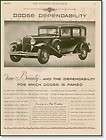 1931 Dodge Six Sedan Dependability advertising AD