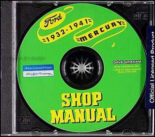   Repair Shop Manual CD 1936 1937 1938 1939 1940 1941 Service  