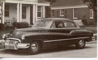 1950 BUICK SPECIAL CAR DEALER ADVERTISING POSTCARD B&W  