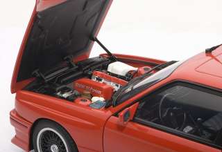   70566 118 BMW E30 M3 EVOLUTION CECOTTO EDITION RED DIECAST MODEL CAR