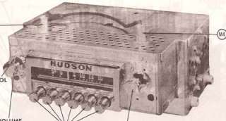 auto radio service repair manual 1951 1952 hudson