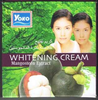   YOKO WHITENING MANGOSTEENEXTRACT Skin Whitening Cream , 4g each box