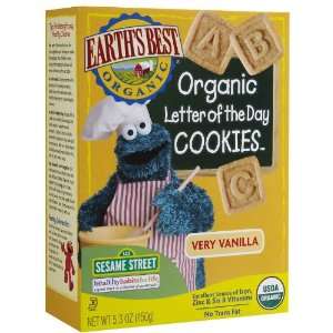 Earths Best Letter of the Day Cookies Grocery & Gourmet Food