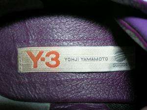 YOHJI YAMAMOTO Silver Leather Athletic Adidas Shoes 2.5  