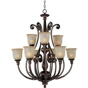 La Salle 9 Light Chandelier H40 W33.5