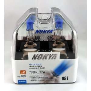  Nokya Arctic White 881 Car Headlight Bulb (S1) NOK6521 and 
