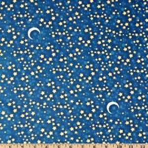  45 Wide Kitty Play Stars Navy Fabric By The Yard Arts 
