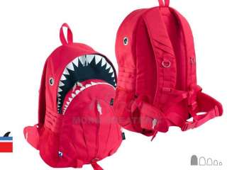 SHARK Backpack XL MORN CREATIONS Bag tale fin jaws RED  