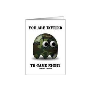  You Are Invited To Game Night (Camouflage Military Gamer 