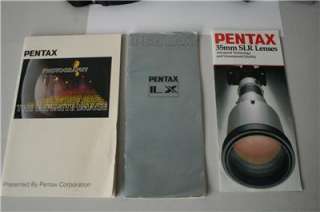 Pentax LX 35mm SLR w/50mm f/1.7 & Lot of Manuals **NR  