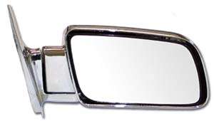 Oe Replacement Mirror Lh(driver) Side Flat Glass Chrome Oem 