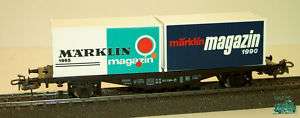marklin HO 84670 Magazine container car 1990  