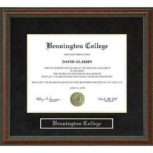  Bennington College Diploma Frame