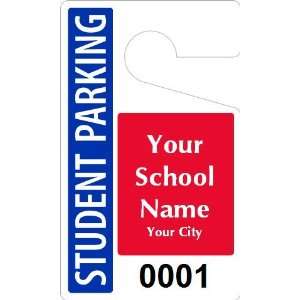  Plastic ToughTags for Student Parking Permits ToughTag, 3 