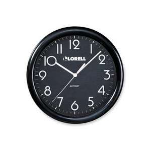     Wall Clock 10 Arabic Numerals Black Dial/Frame