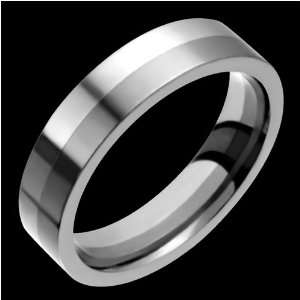     Unique Design Platinum & Titanium Ring, Custom Made for Him & Her