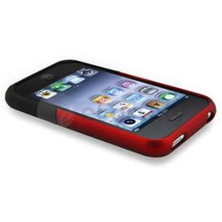   compatible with apple iphone 3g 3gs black red quantity 1 cell phone is