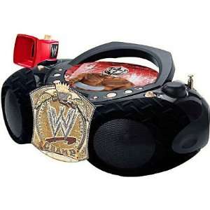  Ultimate WWE Wrestling CD Boombox with AM/FM Radio Toys & Games