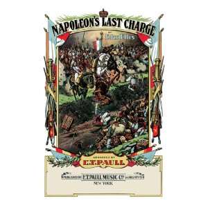  Napoleons Last Charge 24X36 Giclee Paper