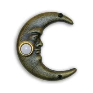  Crescent Moon Doorbell in Pewter Finish