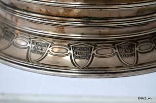 Antique Tiffany Sterling Silver Wedding Punch Bowl  