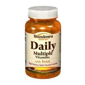   Daily Multiple Vitamins with Iron Tablets 100