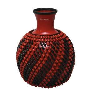    Tycoon Percussion Red Fiberglass Shekere Musical Instruments